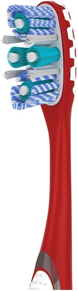 imageColgate 360 Advanced Whitening Medium Toothbrush Pack 4 Adult Medium Toothbrushes with Cheek and Tongue Cleaner Helps Clean Your Teeth Tongue Cheeks and Gums 4 Pack1 Count Pack of 8