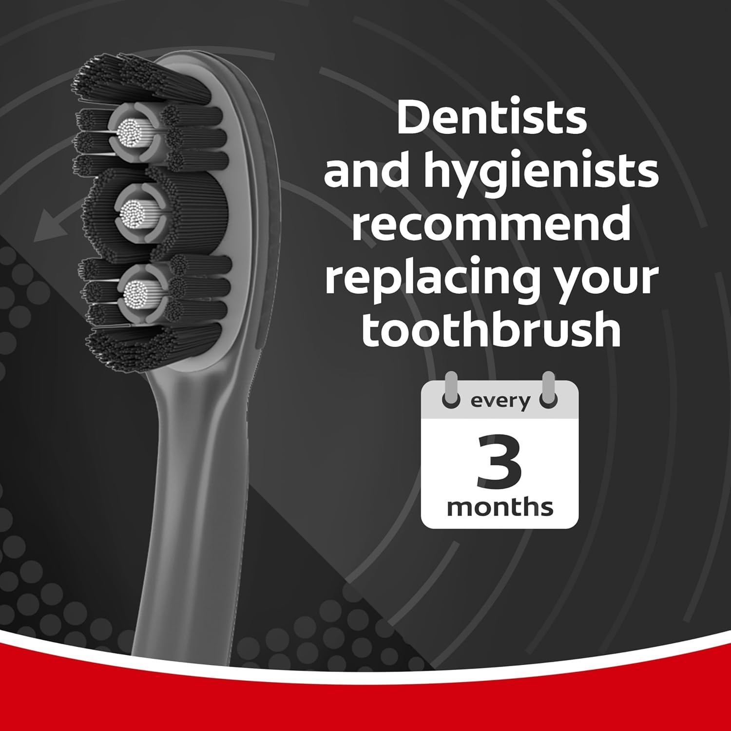 imageColgate 360 Vibrate Charcoal Battery Powered Electric Toothbrush with Soft Bristles 2 Pack Sonic PoweredBlack