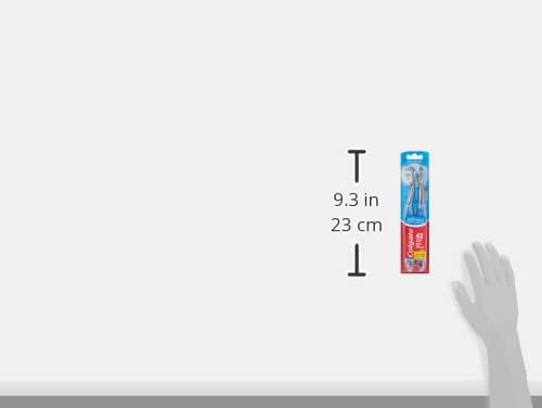 imageColgate 360 Vibrate Charcoal Battery Powered Electric Toothbrush with Soft Bristles 2 Pack Sonic PoweredMulticolored