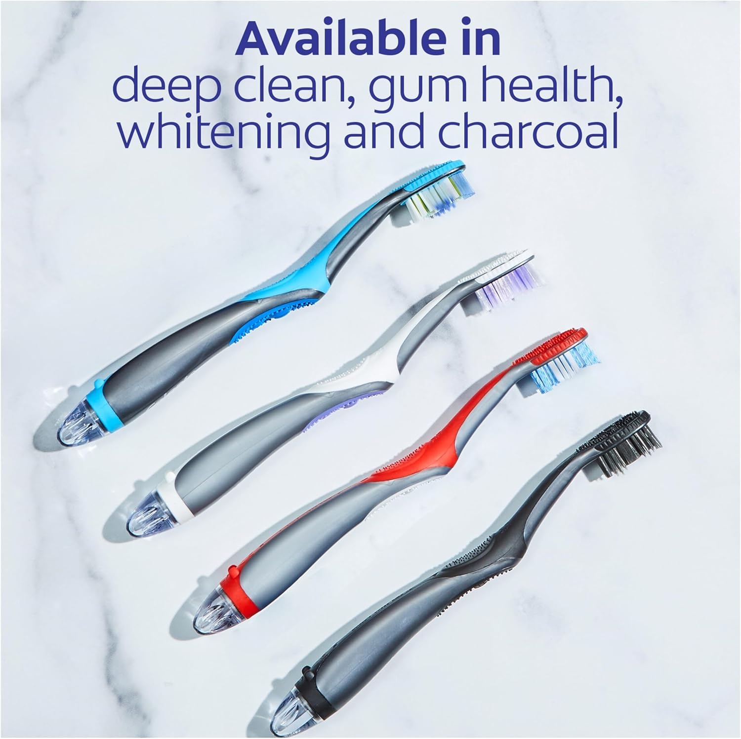 imageColgate 360 Vibrate Charcoal Battery Powered Electric Toothbrush with Soft Bristles 2 Pack Sonic PoweredMulticolored