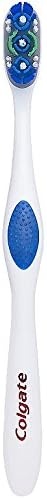 imageColgate 360 Whole Mouth Toothbrush Adult Toothbrushes Medium Bristles Helps Remove Bad Breath Bacteria and Plaque Medium Toothbrush Pack Includes Cheek and Tongue Cleaner 4 Pack4 Count Pack of 1