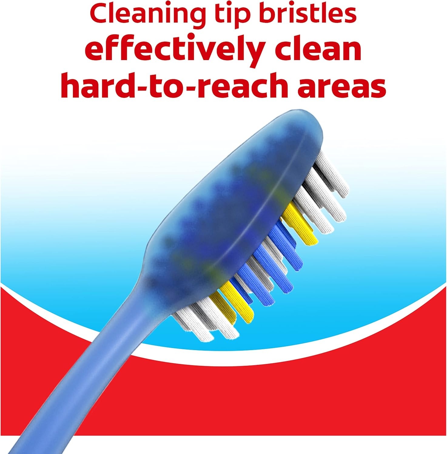imageColgate Extra Clean Toothbrush Medium Toothbrush for Adults 6 Pack6 Count Pack of 12