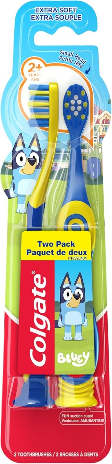 imageColgate Kids Toothbrush with Suction Cup Extra Soft Pokemon 2 Count2 Count