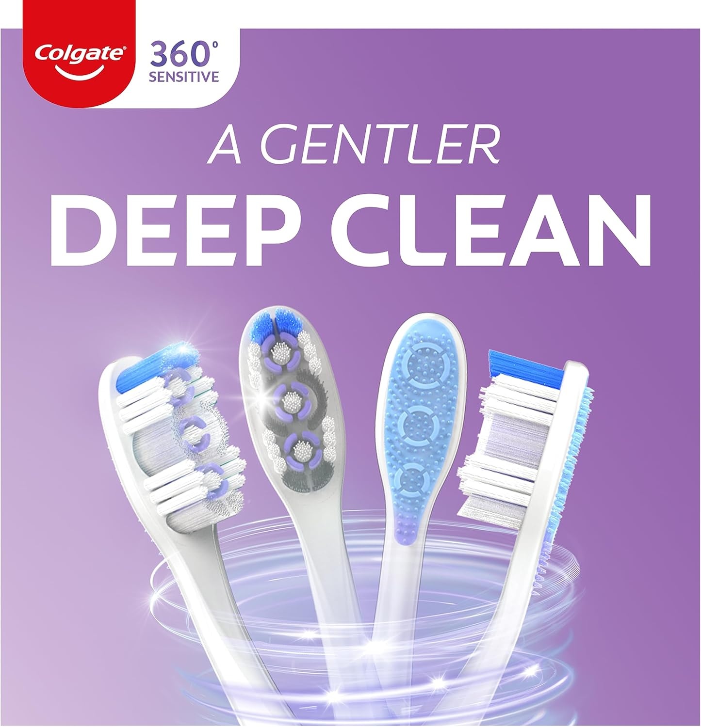 imageColgate Sensitive Expert Ultra Soft Sensitive Toothbrush Pack Extra Soft Toothbrush for Sensitive Gums and Teeth Gently Cleans Teeth and Gums 2 Pack2 Count Pack of 1
