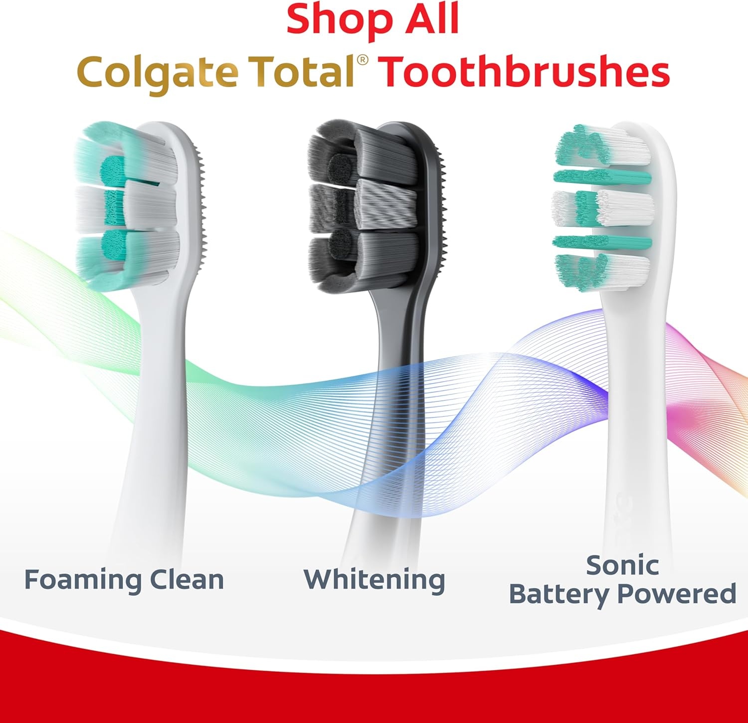 imageColgate Total Active Prevention Soft Bristle Whitening Toothbrushes Soft Toothbrush with Charcoal Infused Bristles Helps Whiten and Reaches Deeper Along the Gumline and Between Teeth Black 2 Pack1 Count Pack of 2