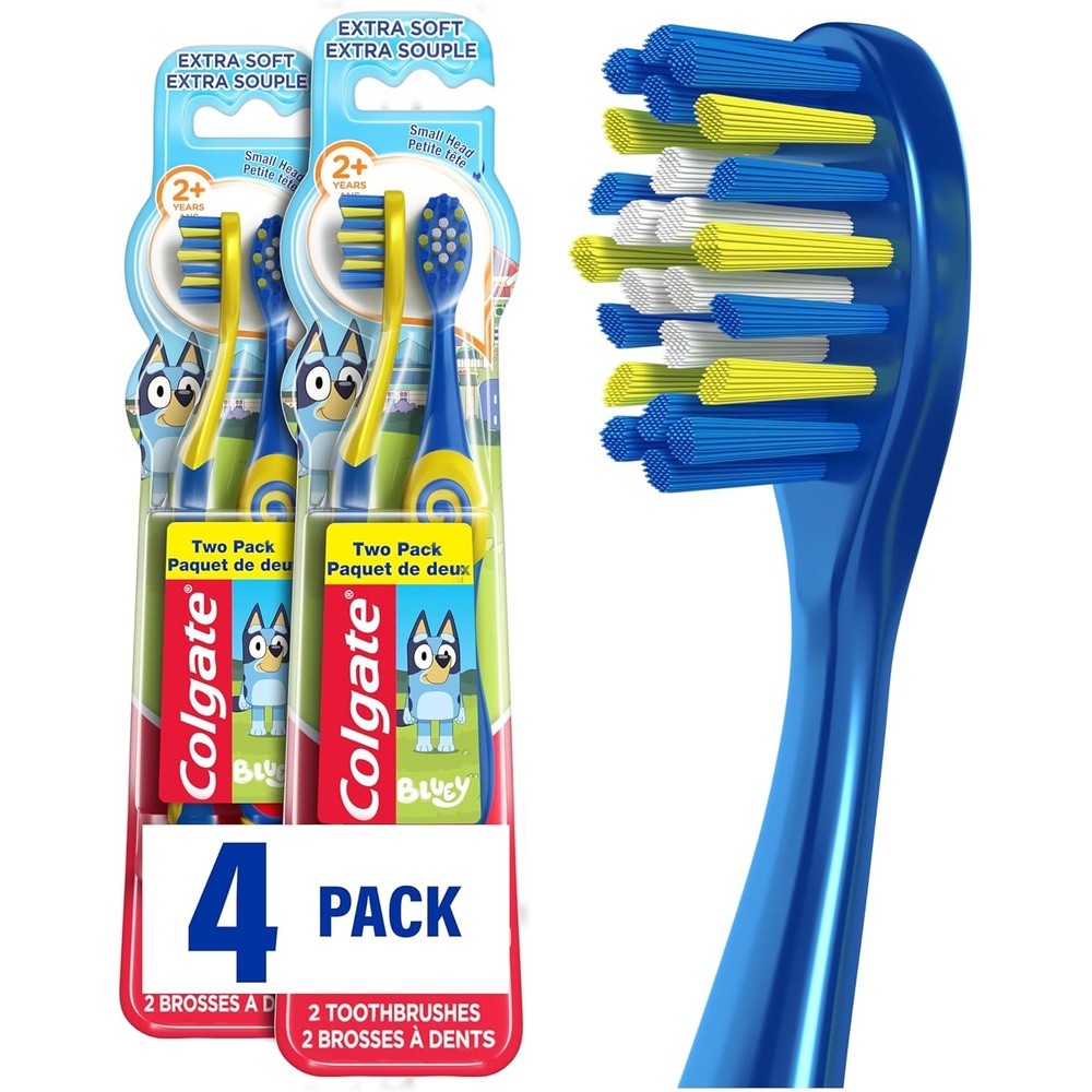 imageColgate Kids Toothbrush with Suction Cup Extra Soft Pokemon 2 Count4 Count
