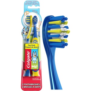 Colgate Kids Toothbrush with Suction Cup, Extra Soft – Pokemon (2 Count)(2 Count)
