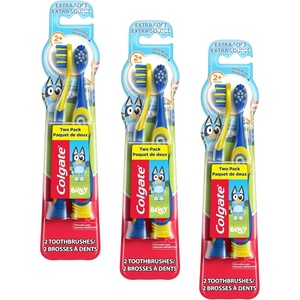 Colgate Kids Toothbrush with Suction Cup, Extra Soft – Pokemon (2 Count)(2 Count (Pack of 3))