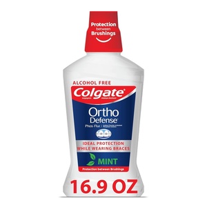 Colgate Peroxyl Alcohol Free Mouthwash with 1.5% Hydrogen Peroxide, Mouth Sore Rinse for Canker Sores, Oral Irritations, and Burns, Mild Mint, 8.4 fl oz Bottle(16 Fl Oz (Pack of 1))