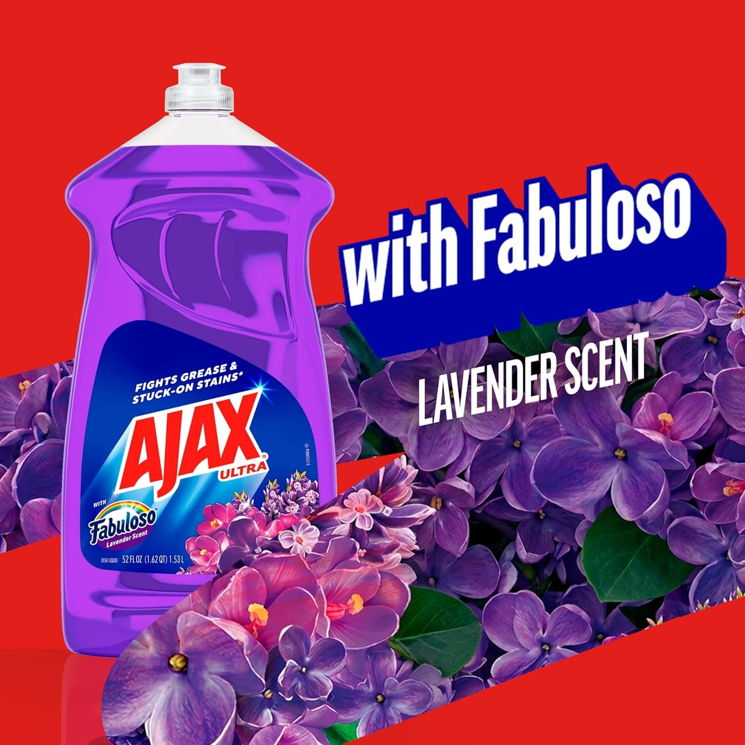 imageAjax Ultra Liquid Dish Soap Orange Scent Triple Action 90 fl oz BottleLavender