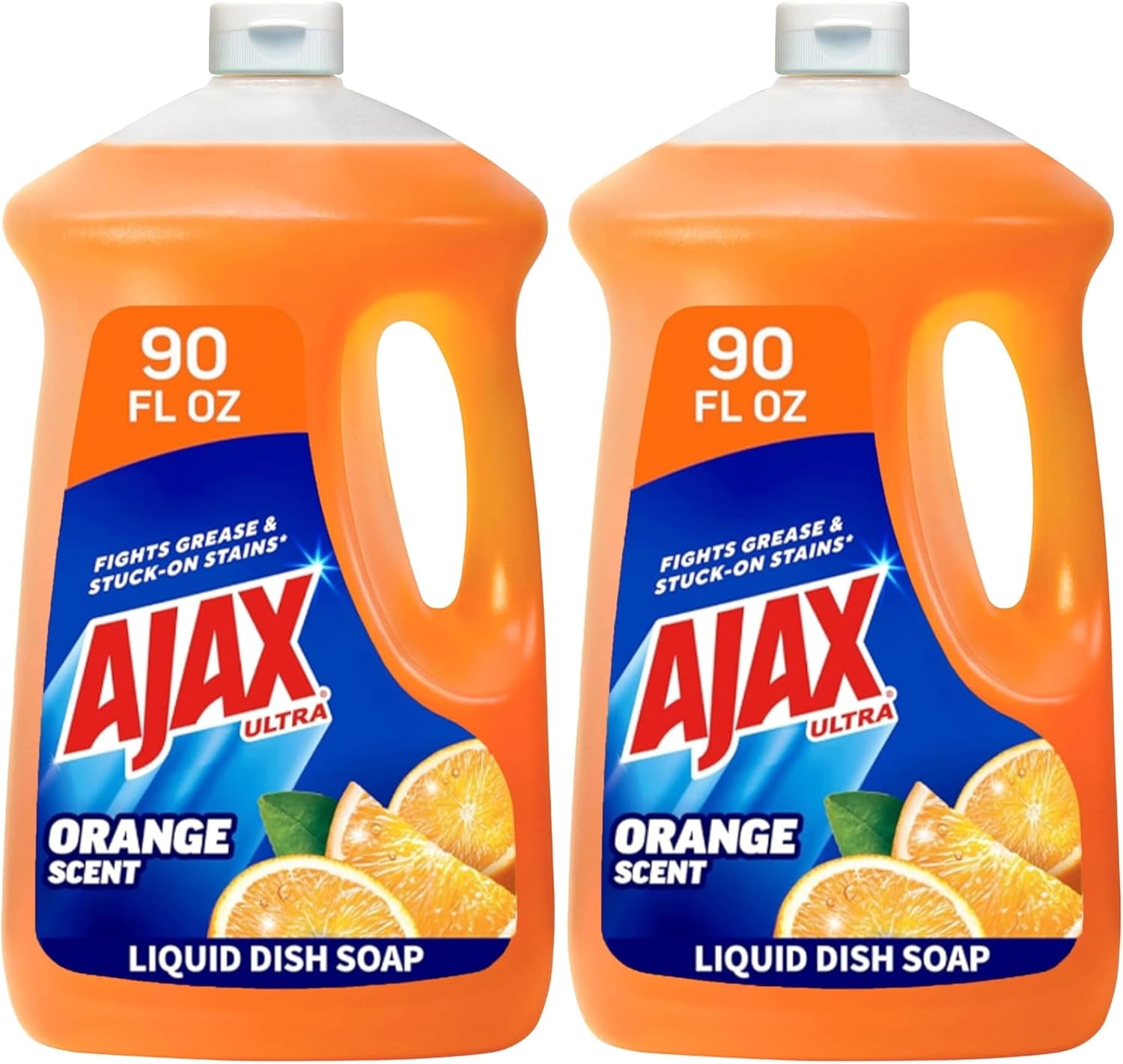 imageAjax Ultra Liquid Dish Soap Orange Scent Triple Action 90 fl oz BottleOrange