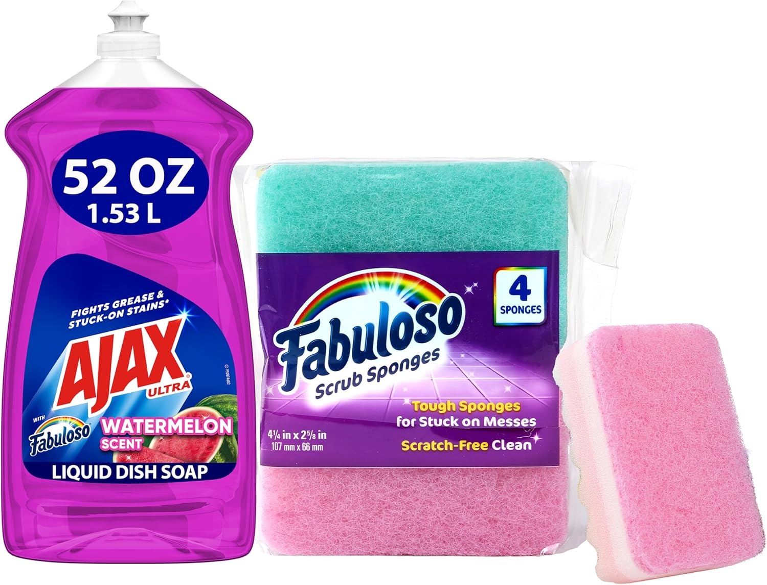imageAjax Ultra Liquid Dish Soap Orange Scent Triple Action 90 fl oz BottleWatermelon