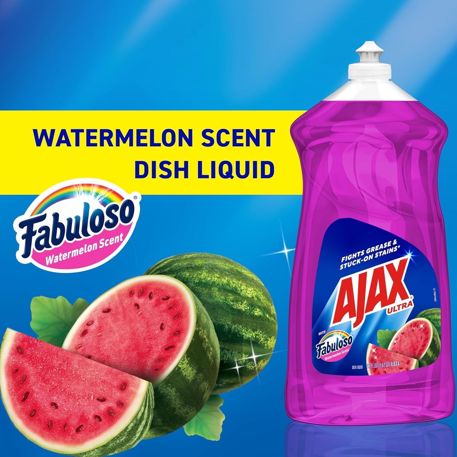 imageAjax Ultra Liquid Dish Soap Orange Scent Triple Action 90 fl oz BottleWatermelon
