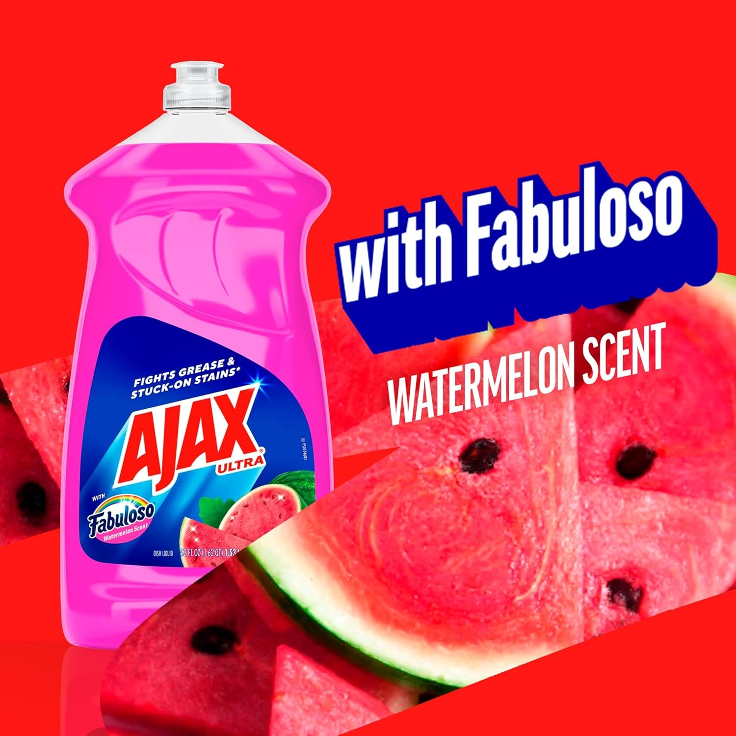 imageAjax Ultra Liquid Dish Soap Orange Scent Triple Action 90 fl oz BottleWatermelon