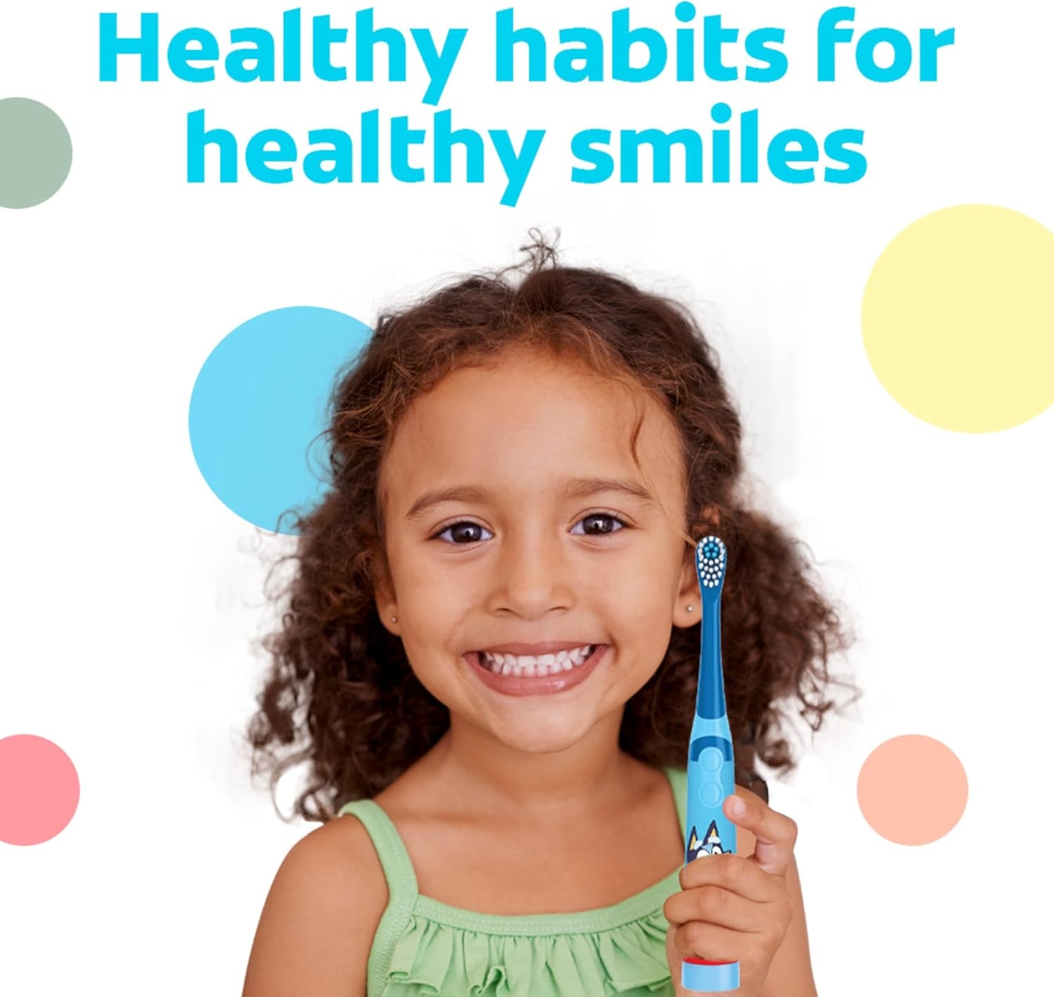 imageColgate Kids Bluey Toothpaste with Fluoride for Cavity Protection Ages 2 ADA Accepted Sugar Free and Gluten Free Bubble Fruit Flavor 4 Pack 46 Oz TubesBluey