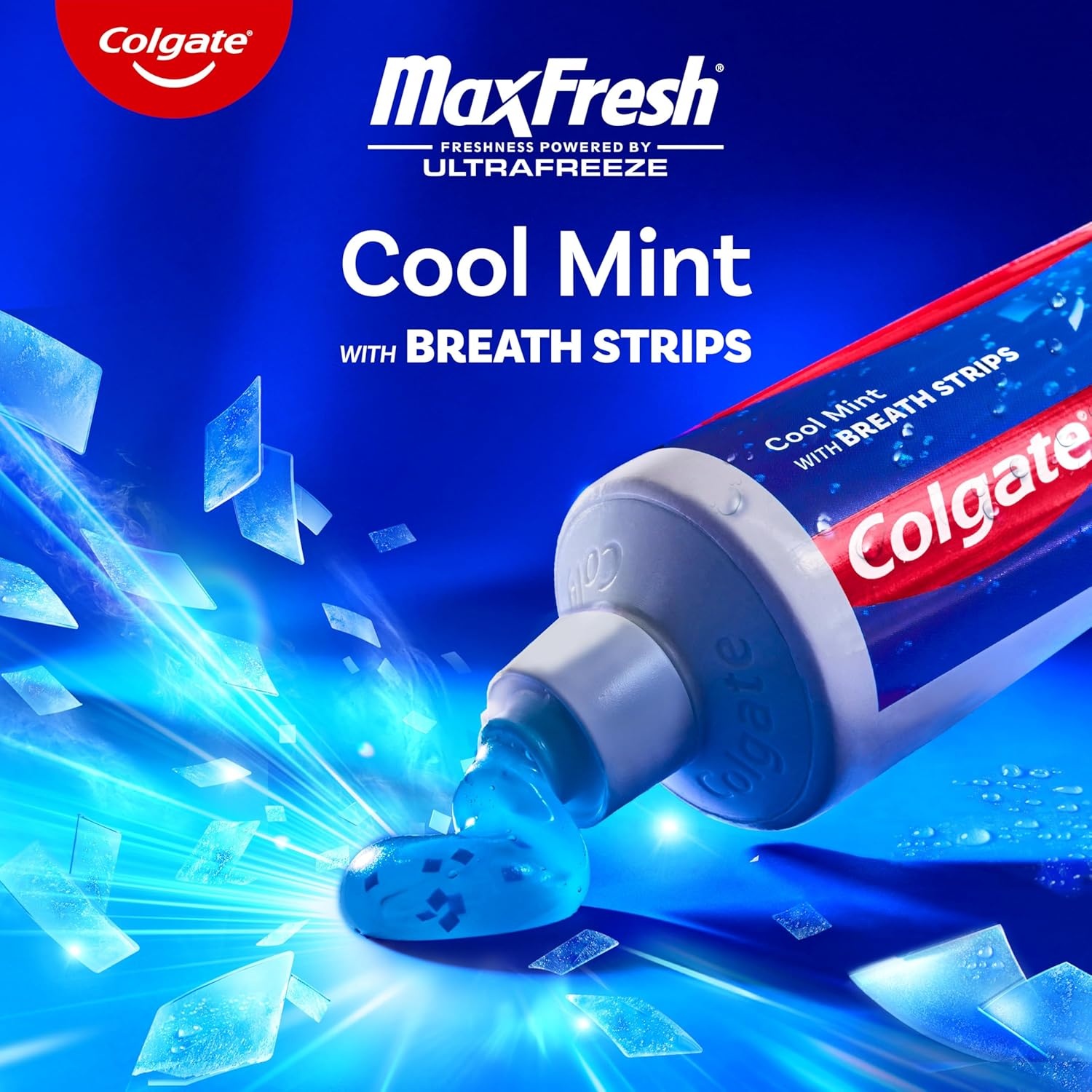 imageColgate MaxFresh Cool Mint Toothpaste Pack Fresh Breath Toothpaste with Fluoride and Hundreds of Mini Breath Strips Leaves Mouth Feeling Refreshed for Hours 4 Pack 63 oz63 Ounce Pack of 4