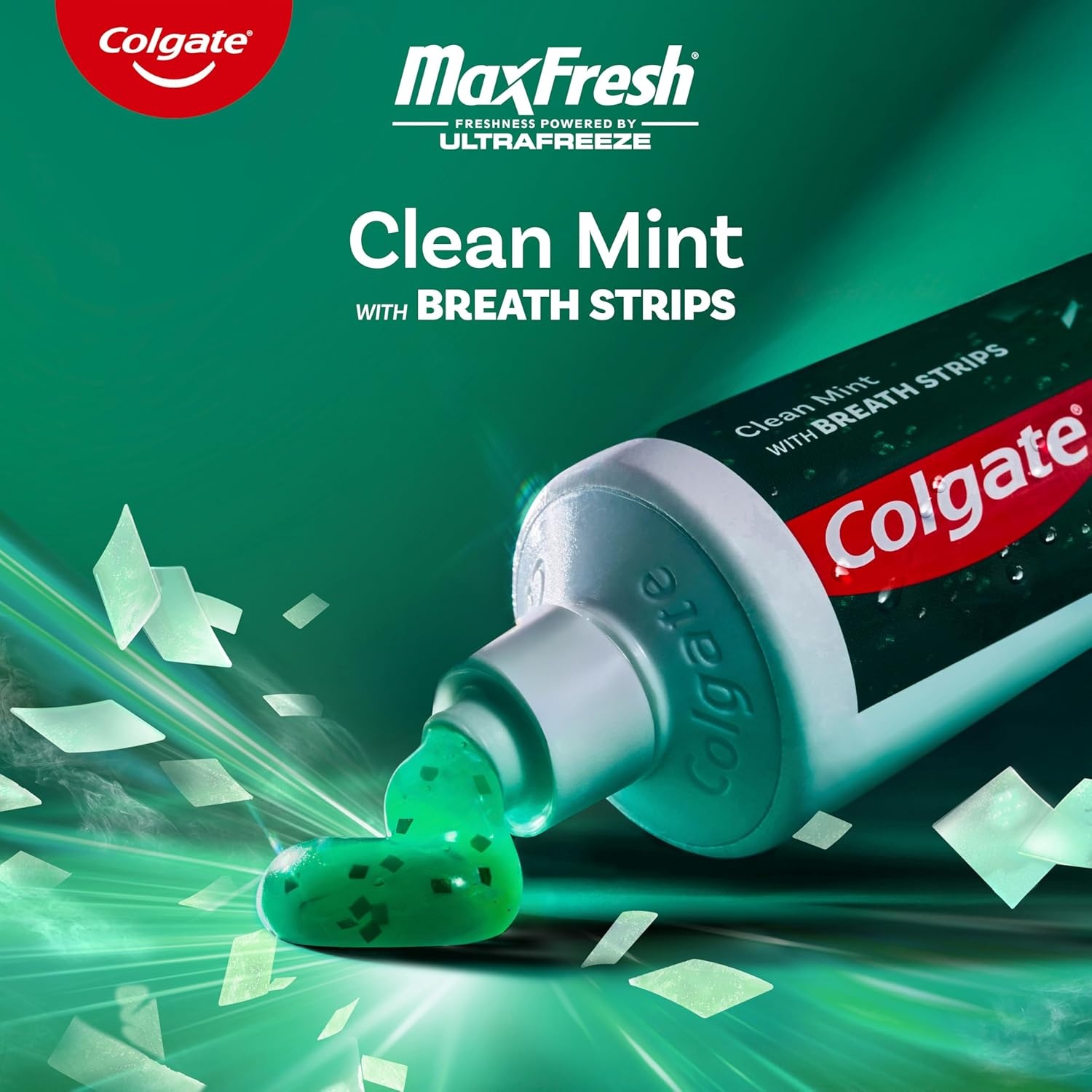 imageColgate MaxFresh Cool Mint Toothpaste Pack Fresh Breath Toothpaste with Fluoride and Hundreds of Mini Breath Strips Leaves Mouth Feeling Refreshed for Hours 4 Pack 63 oz63 Ounce Pack of 4