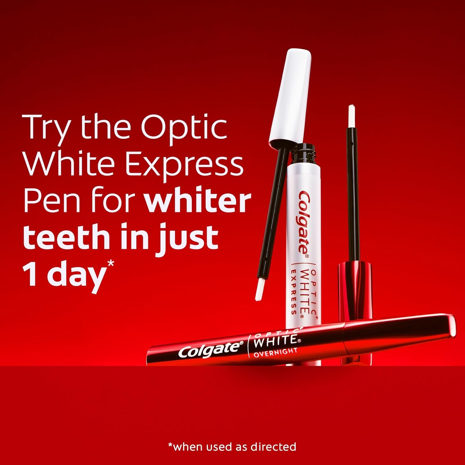 imageColgate Optic White Overnight Teeth Whitening Pen Teeth Stain Remover Removes Years of Stains in Just 1 Week Enamel Safe Designed for No Tooth Sensitivity 008 OZ04 Ounce Pack of 2