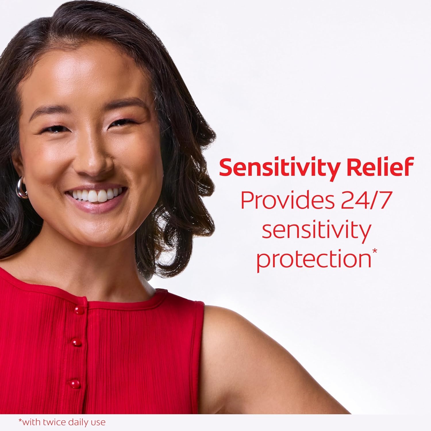 imageColgate Optic White Sensitivity Relief Teeth Whitening Toothpaste 3 Pack Anticavity Toothpaste for Sensitive Teeth Fluoride Enamel Safe Soothing Mint Flavor 38 OZ
