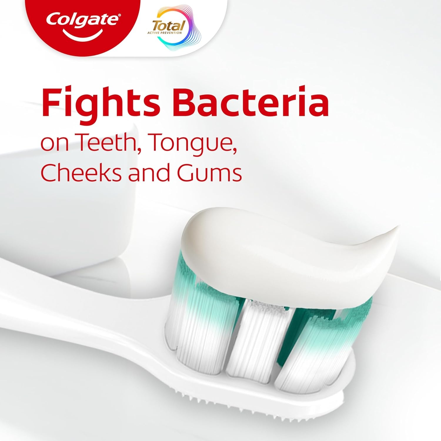 imageColgate Total Active Prevention Clean Mint Toothpaste Anticavity Fluoride Toothpaste Clinically Proven Formula That Fights Plaque Bacteria Mint 4 Pack 51 oz51 Ounce Pack of 4