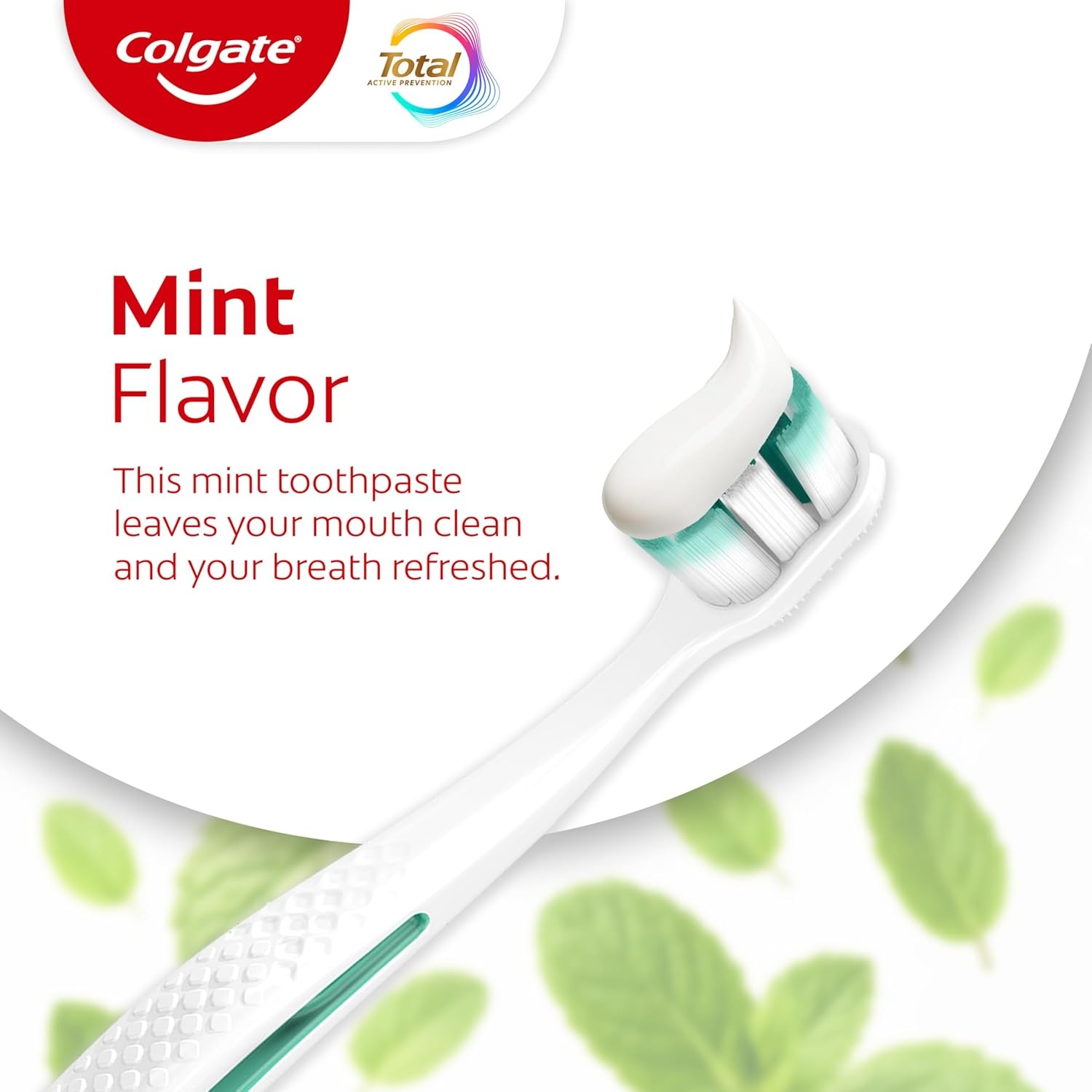 imageColgate Total Active Prevention Clean Mint Toothpaste Anticavity Fluoride Toothpaste Clinically Proven Formula That Fights Plaque Bacteria Mint 4 Pack 51 oz51 Ounce Pack of 4