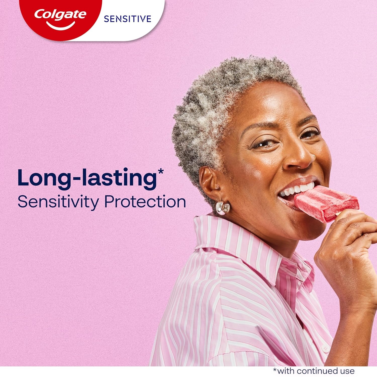 imageColgate Whitening Toothpaste for Sensitive Teeth Enamel Repair and Cavity Protection Fresh Mint Gel 6 Oz Pack of 3