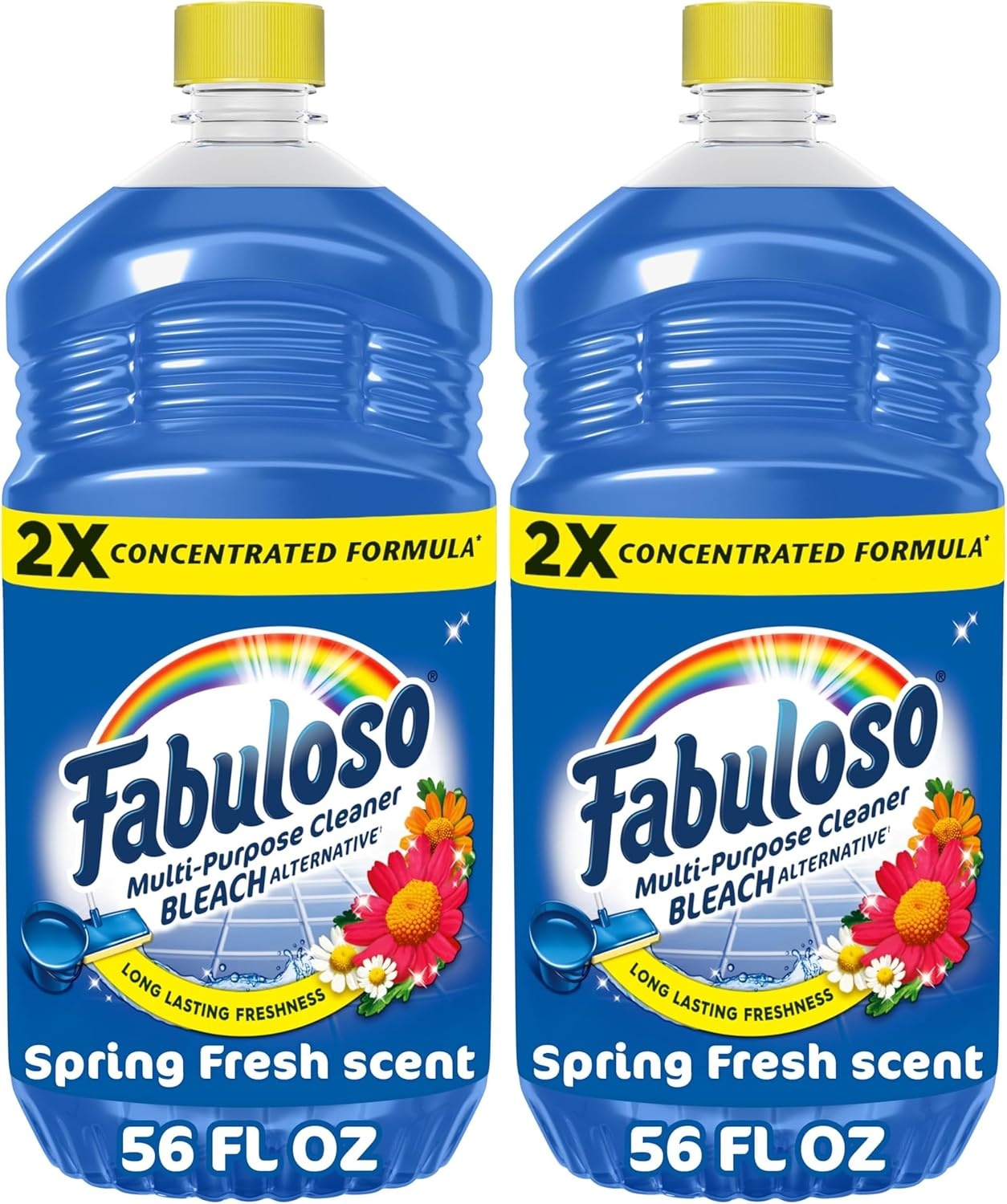 imageFabuloso MultiPurpose Cleaner 2X Concentrated Formula Floor Cleaner Pineapple Scent 56 fl ozSpring Fresh