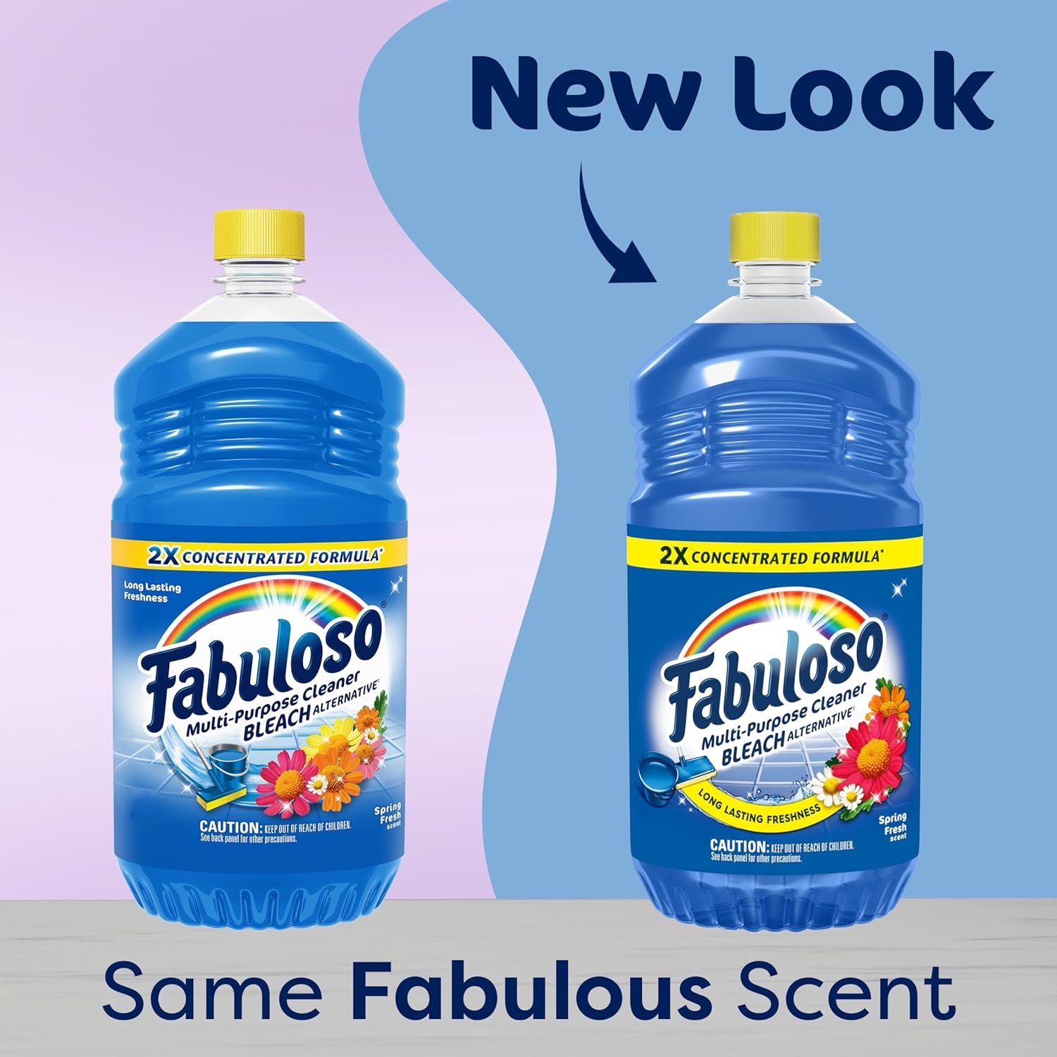 imageFabuloso MultiPurpose Cleaner 2X Concentrated Formula Floor Cleaner Pineapple Scent 56 fl ozSpring Fresh