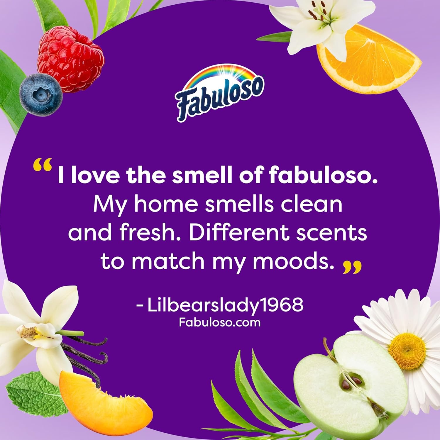imageFabuloso MultiPurpose Cleaner 2X Concentrated Formula Floor Cleaner Pineapple Scent 56 fl ozSpring Fresh