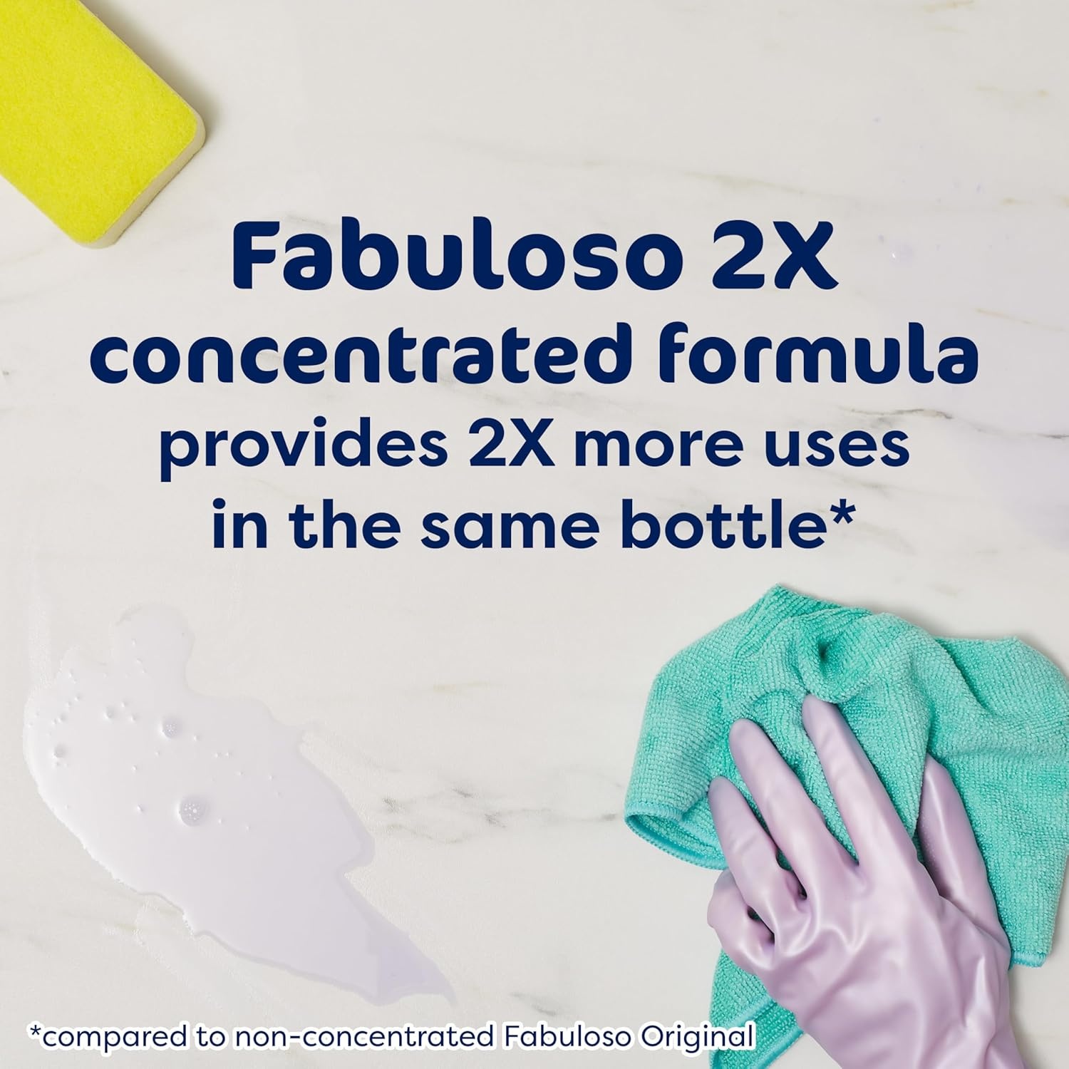 imageFabuloso MultiPurpose Cleaner 2X Concentrated Formula Floor Cleaner Pineapple Scent 56 fl ozSpring Fresh