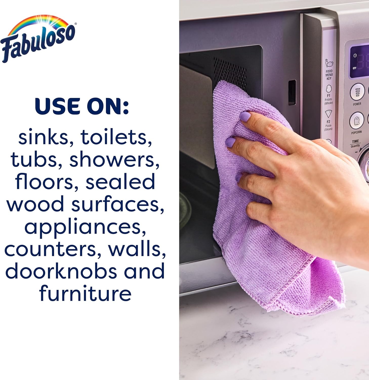 imageFabuloso MultiPurpose Cleaner 2X Concentrated Formula Floor Cleaner Pineapple Scent 56 fl ozSpring Fresh
