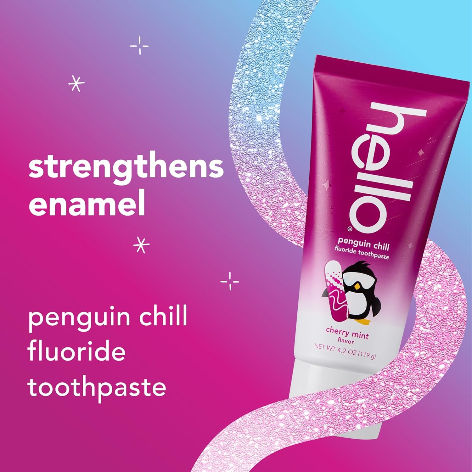 imageHello Kids Fluoride Toothpaste Variety Pack Includes a Strawberry Toothpaste Unicorn Bubble Gum Toothpaste and Blue Raspberry Toothpaste Safe for Ages 2 and Up 3 Pack 42 Oz EachCherry Mint