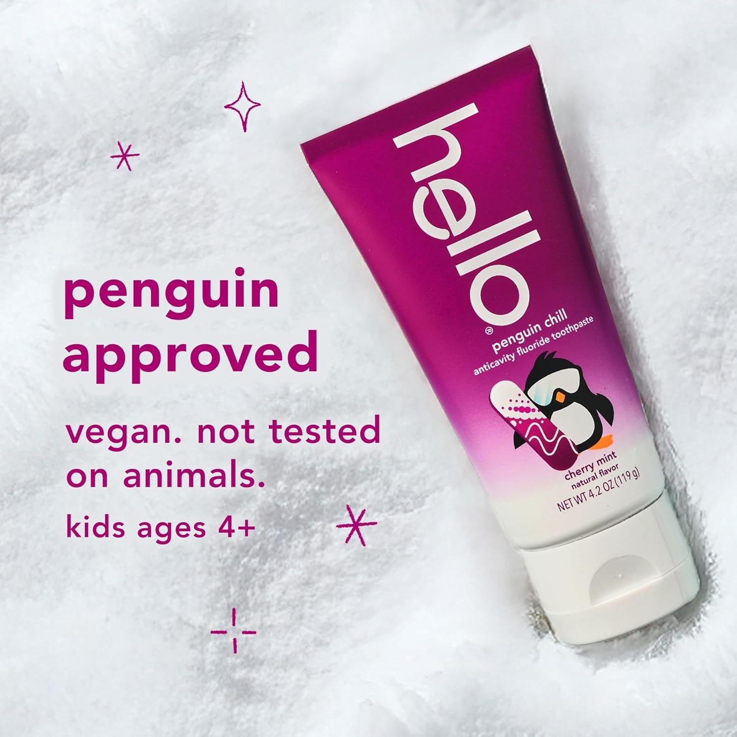 imageHello Kids Fluoride Toothpaste Variety Pack Includes a Strawberry Toothpaste Unicorn Bubble Gum Toothpaste and Blue Raspberry Toothpaste Safe for Ages 2 and Up 3 Pack 42 Oz EachCherry Mint