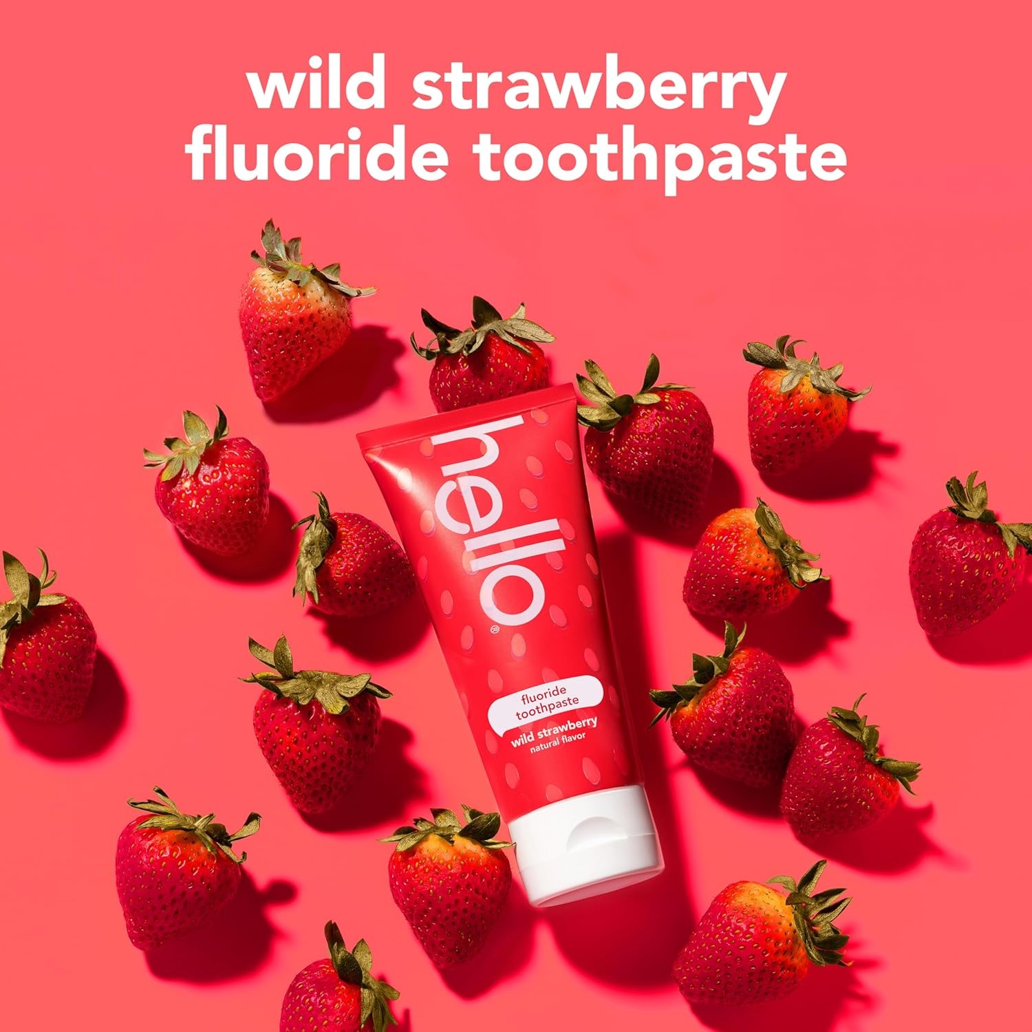 imageHello Kids Fluoride Toothpaste Variety Pack Includes a Strawberry Toothpaste Unicorn Bubble Gum Toothpaste and Blue Raspberry Toothpaste Safe for Ages 2 and Up 3 Pack 42 Oz EachStrawberry