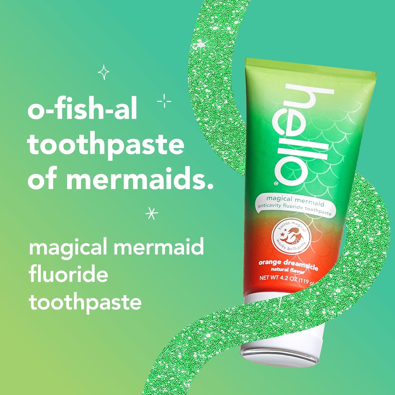 imageHello Kids Fluoride Toothpaste Variety Pack Includes a Strawberry Toothpaste Unicorn Bubble Gum Toothpaste and Blue Raspberry Toothpaste Safe for Ages 2 and Up 3 Pack 42 Oz EachOrange Dreamsicle
