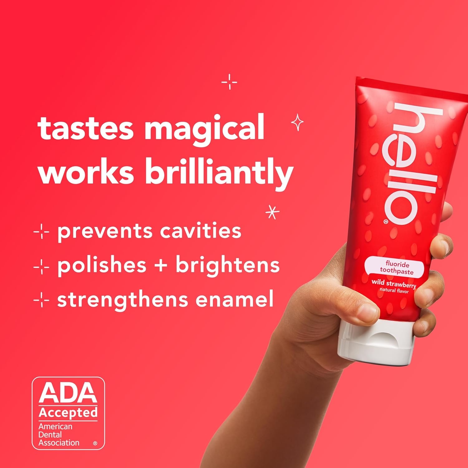 imageHello Kids Fluoride Toothpaste Variety Pack Includes a Strawberry Toothpaste Unicorn Bubble Gum Toothpaste and Blue Raspberry Toothpaste Safe for Ages 2 and Up 3 Pack 42 Oz EachStrawberry
