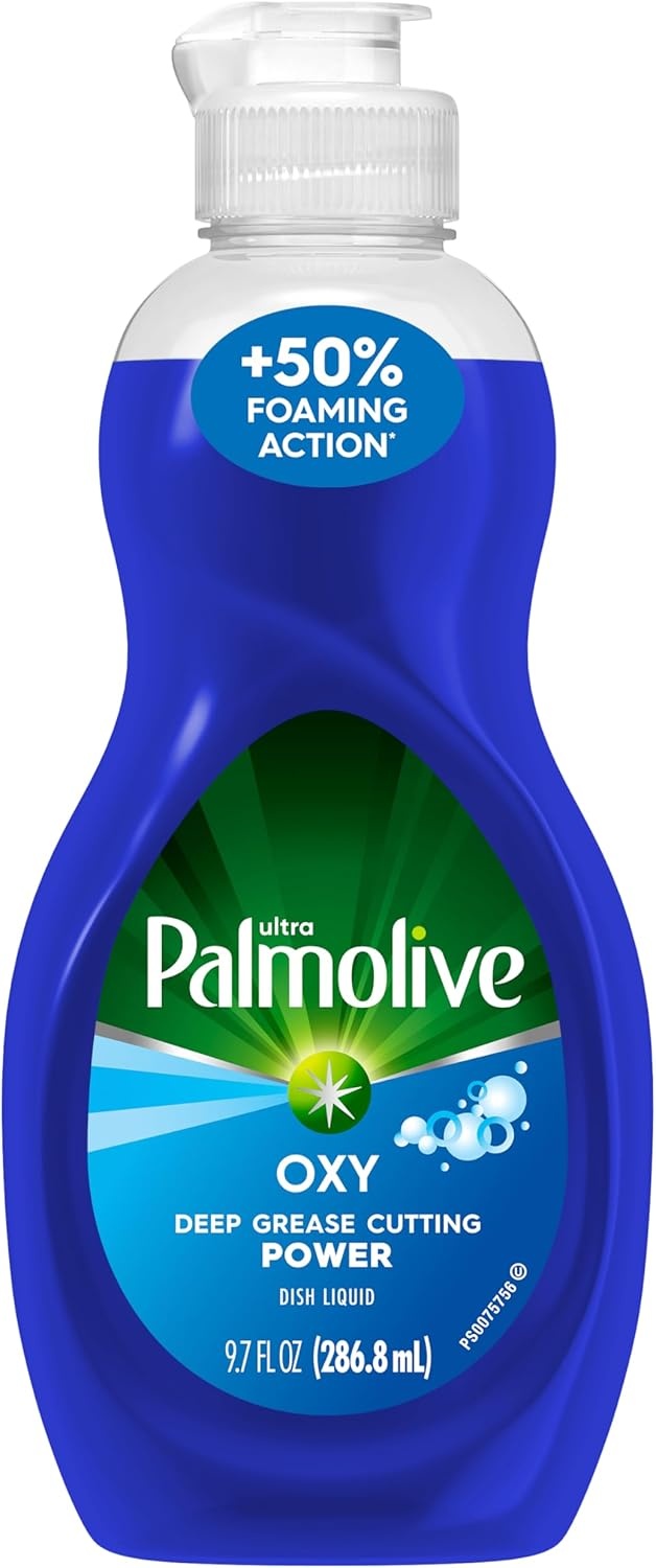 imagePalmolive Ultra Dishwashing Liquid Dish Soap Oxy Power Degreaser 325 Fl Oz Pack of 4Original