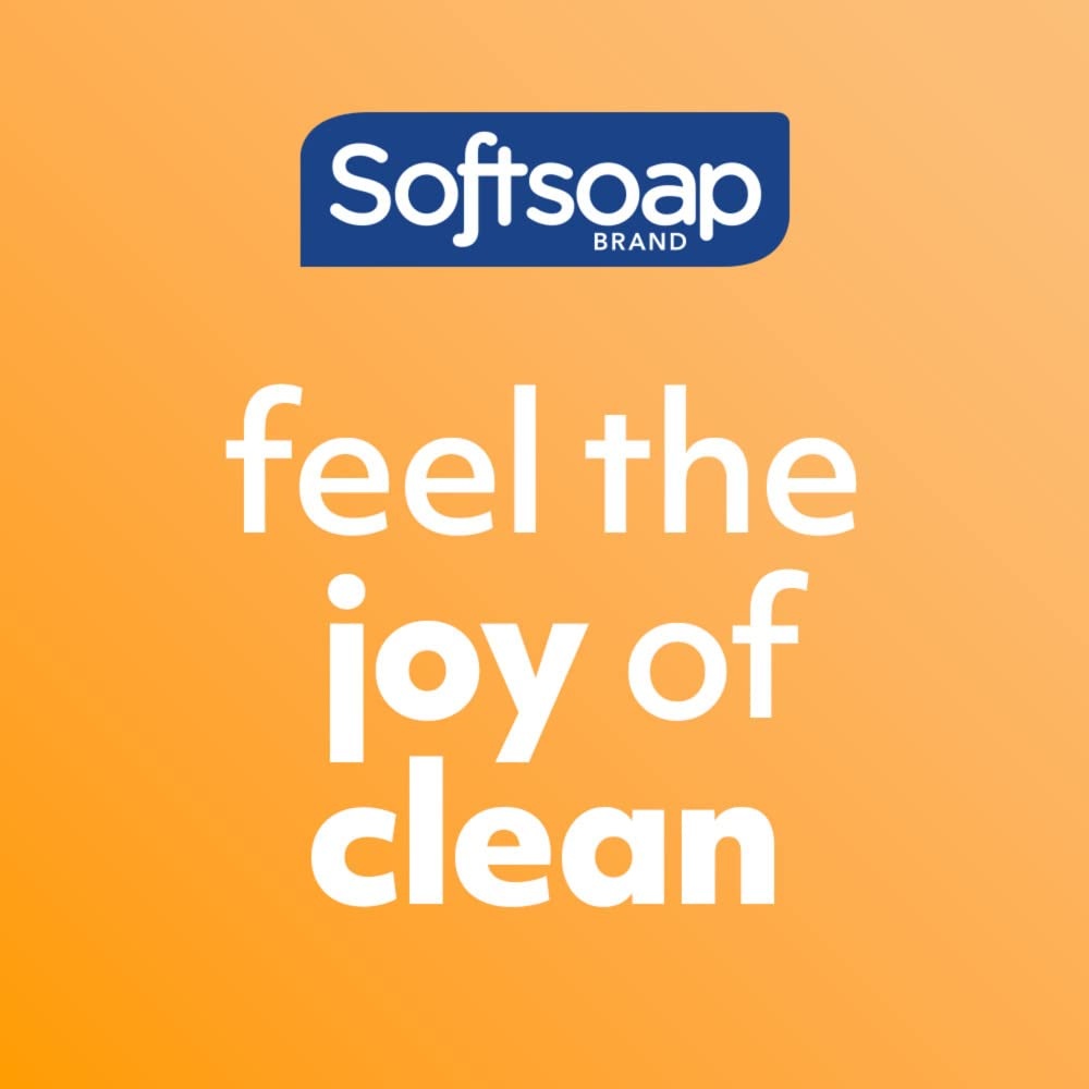 imageSoftsoap Clean amp Protect Antibacterial Liquid Hand Soap Cool Splash Hand Soap 1125 Ounce 6 PackWhite Tea Berry