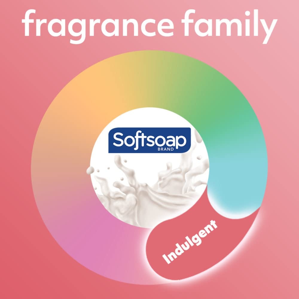 imageSoftsoap Juicy Peach Liquid Hand Soap Kitchen and Bathroom Hand Soap Rich Fruity Scent 50 fl oz Refill BottleMilk Honey