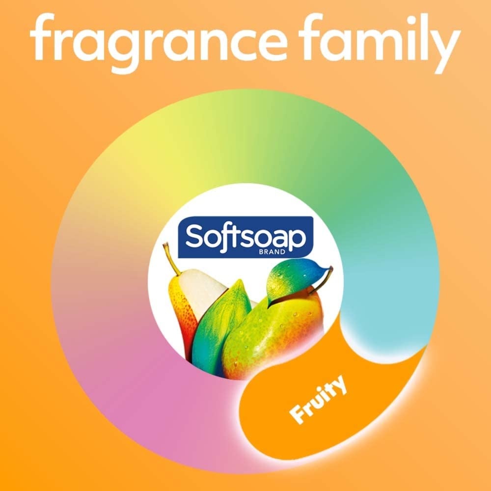 imageSoftsoap Juicy Peach Liquid Hand Soap Kitchen and Bathroom Hand Soap Rich Fruity Scent 50 fl oz Refill BottleWhite Tea Berry