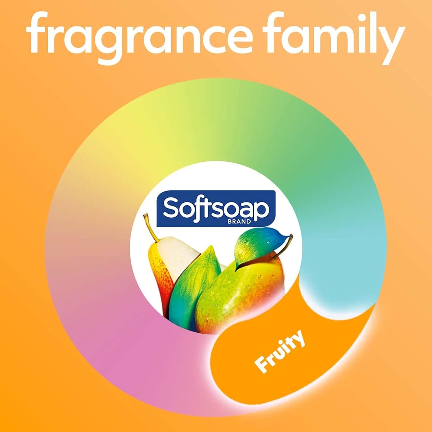 imageSoftsoap Juicy Peach Liquid Hand Soap Kitchen and Bathroom Hand Soap Rich Fruity Scent 50 fl oz Refill BottleWhite Tea Berry
