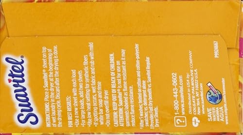 imageSuavitel Fast Dry Fabric Conditioner Sheets Magical Morning Sun 70 Count