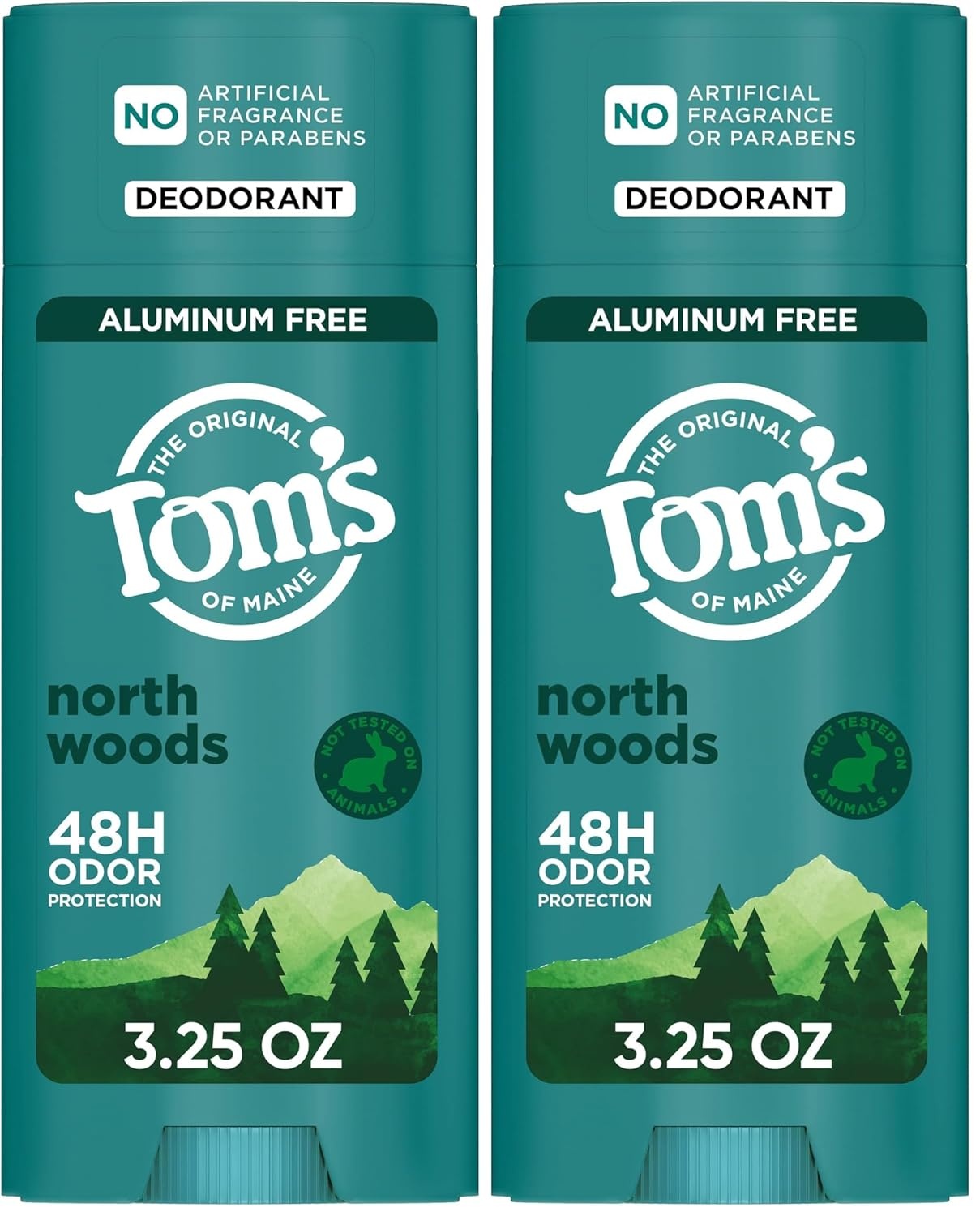 imageToms of Maine Mountain Spring Natural Deodorant for Men and Women Aluminum Free No Artificial Fragrances Dyes or Preservatives Baking Soda Free 48Hour Odor Protection 325 ozNorth Woods