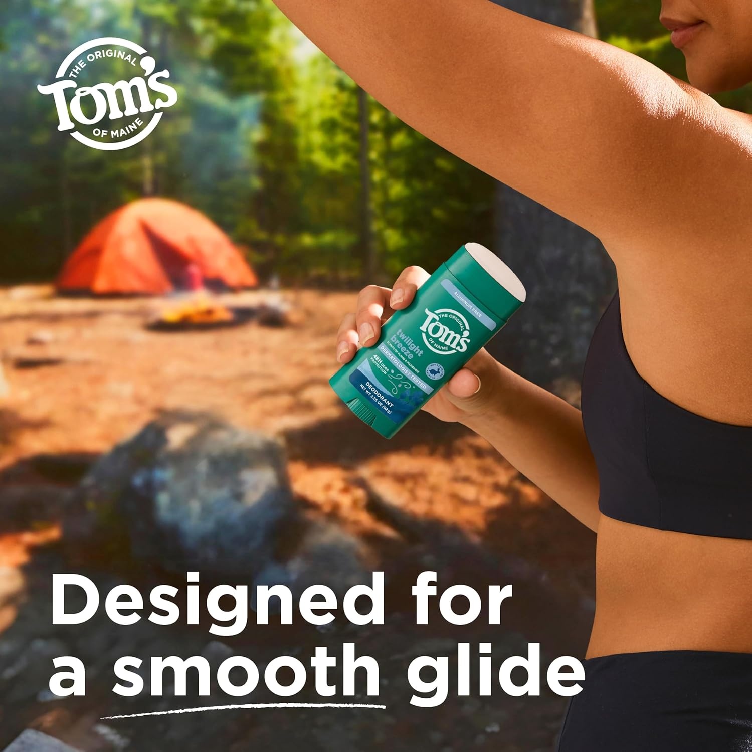 imageToms of Maine Mountain Spring Natural Deodorant for Men and Women Aluminum Free No Artificial Fragrances Dyes or Preservatives Baking Soda Free 48Hour Odor Protection 325 ozTwilight Breeze
