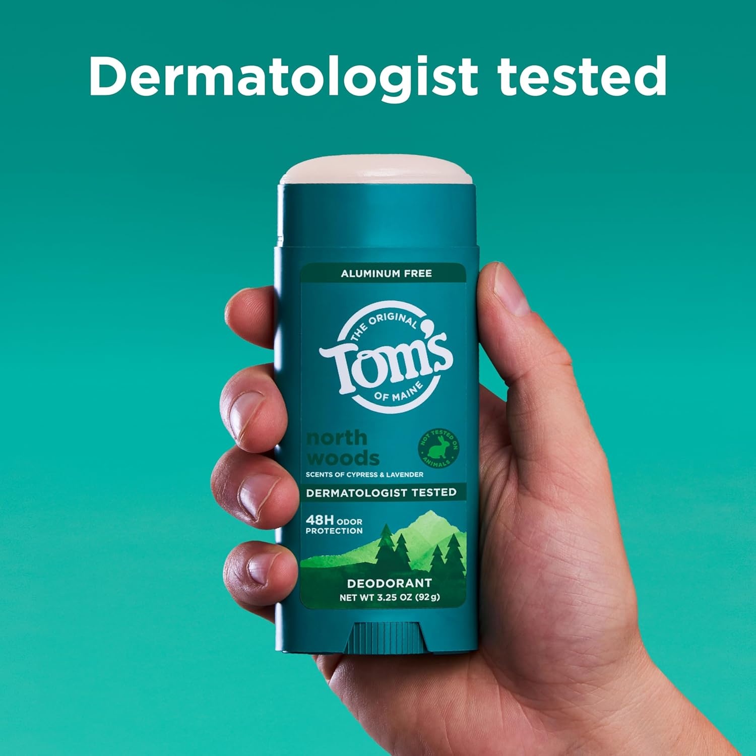 imageToms of Maine Mountain Spring Natural Deodorant for Men and Women Aluminum Free No Artificial Fragrances Dyes or Preservatives Baking Soda Free 48Hour Odor Protection 325 ozNorth Woods
