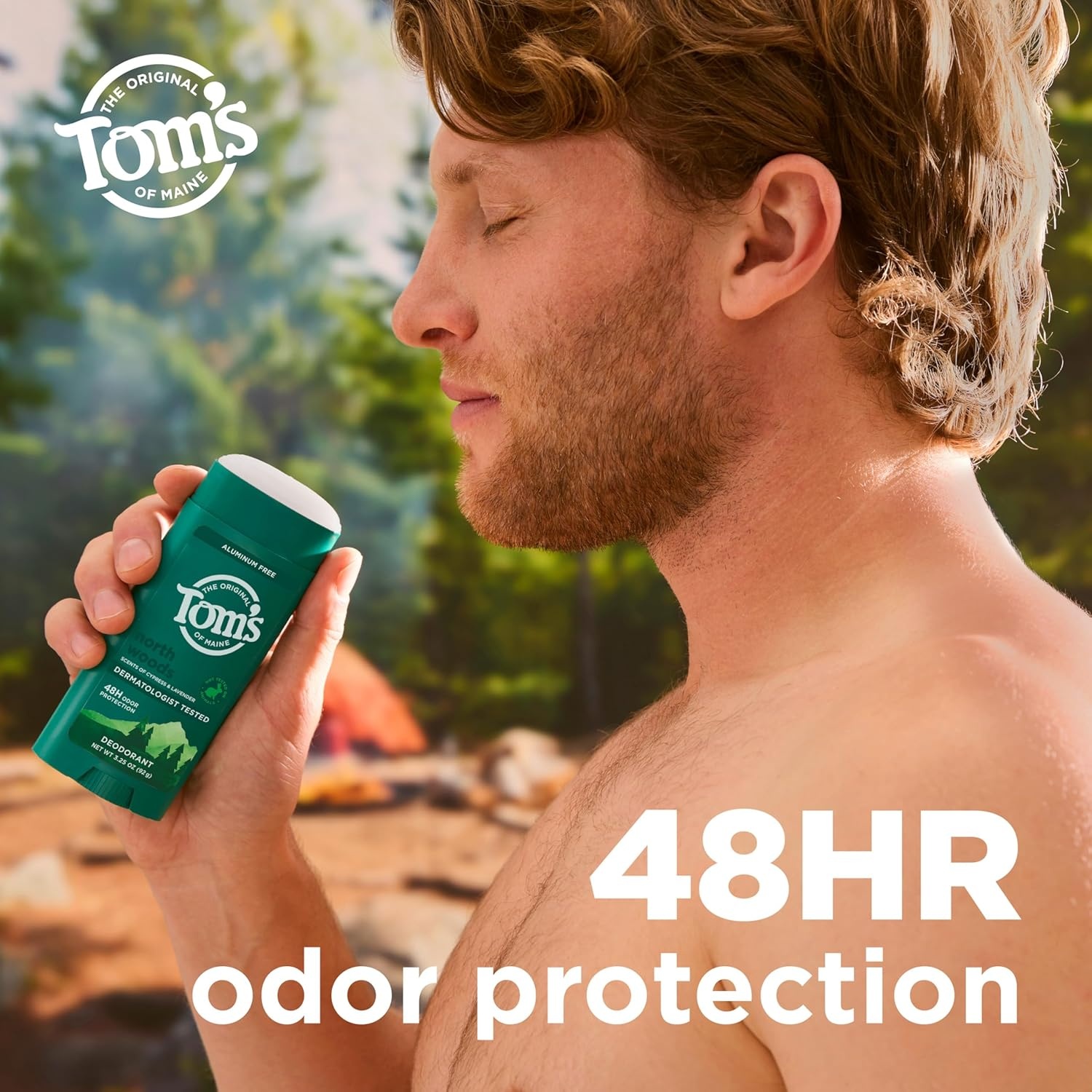 imageToms of Maine Mountain Spring Natural Deodorant for Men and Women Aluminum Free No Artificial Fragrances Dyes or Preservatives Baking Soda Free 48Hour Odor Protection 325 ozNorth Woods