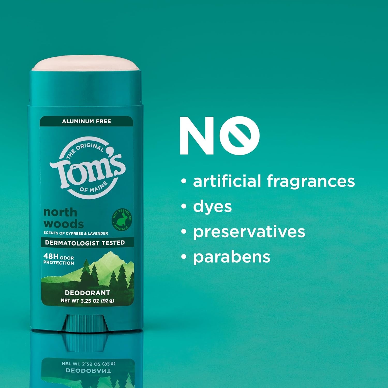 imageToms of Maine Mountain Spring Natural Deodorant for Men and Women Aluminum Free No Artificial Fragrances Dyes or Preservatives Baking Soda Free 48Hour Odor Protection 325 ozNorth Woods