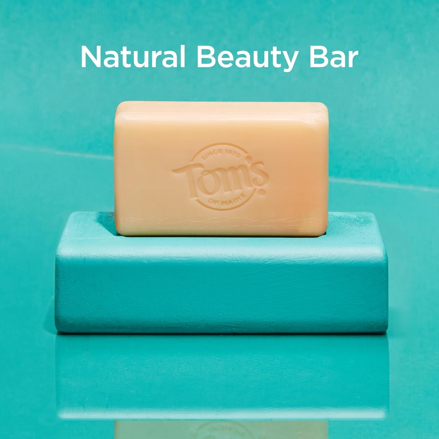 imageToms of Maine Natural Bar Soap Variety Pack Lavender amp Shea Creamy Coconut Orange Blossom Lemon Bergamot Dermatologically Tested Paraben Free Vegan 4 CountEucalyptus