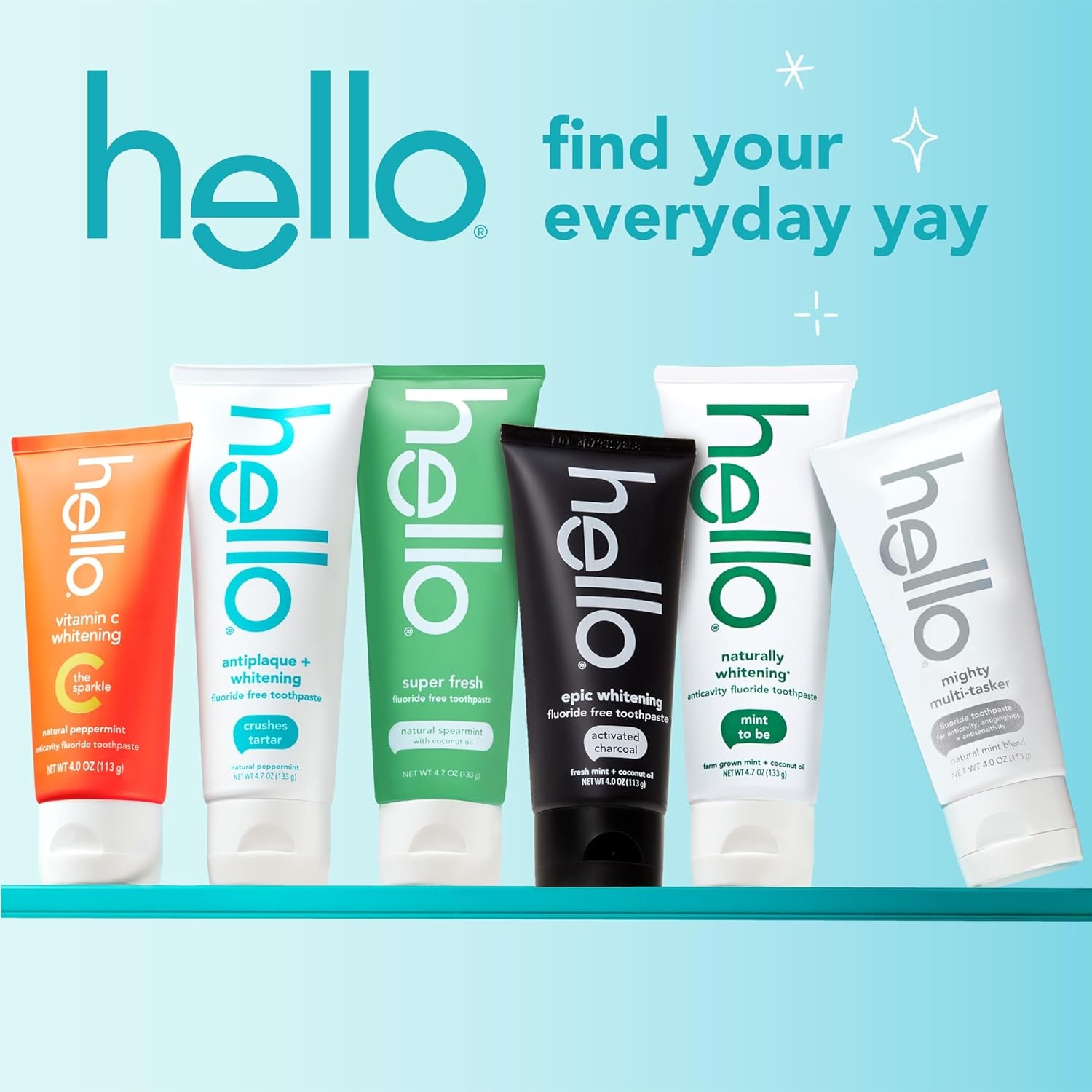 imagehello Antiplaque and Whitening Fluoride Free Toothpaste Whitening Toothpaste with Coconut Oil and Tea Tree Oil Helps Whiten Teeth Natural Peppermint 3 Pack 47 Oz Tubes47 Ounce Pack of 3