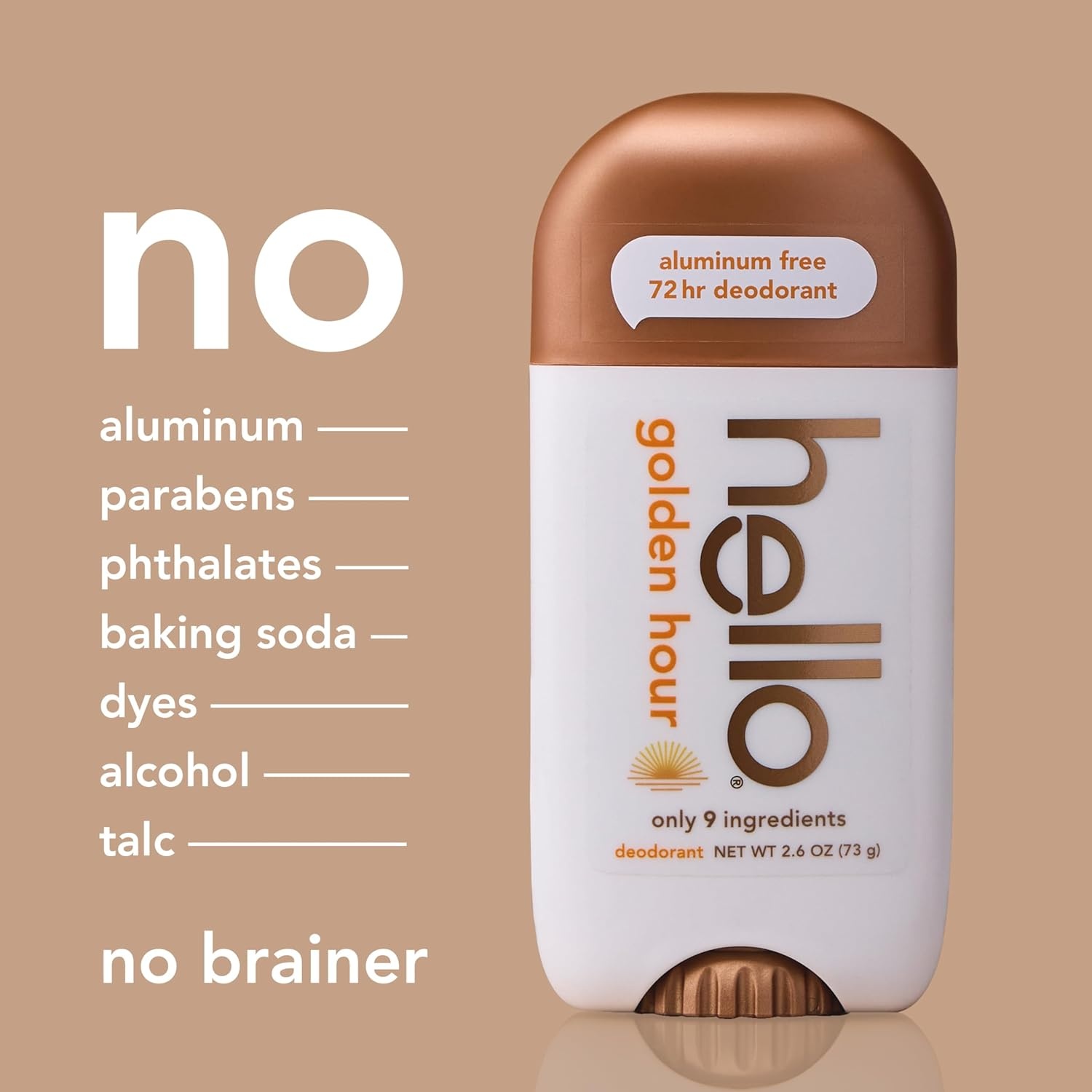 imagehello Unicorn Aluminum Free Deodorant for Women Girls Safe for Kids Dermatologically tested Natural Fragrance 2 PackGolden Hour